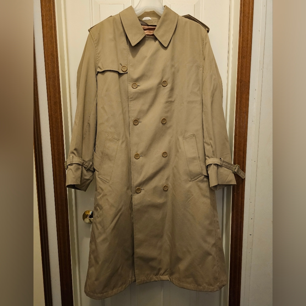Vintage Oleg Cassini Mens Overcoat - 42 Long
